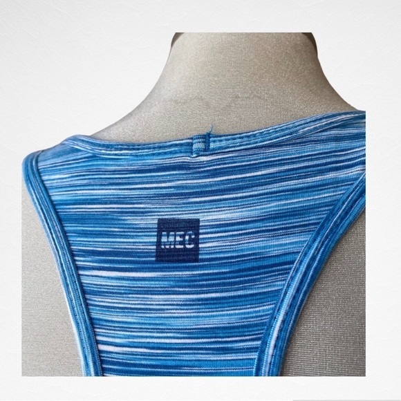 MEC Sport tank Racer back Blue and With Size Large - Picture 5 of 6